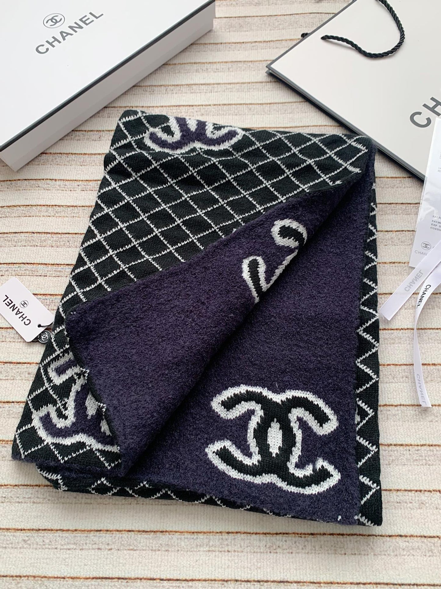 Classic Argyle double-sided scarf mysite