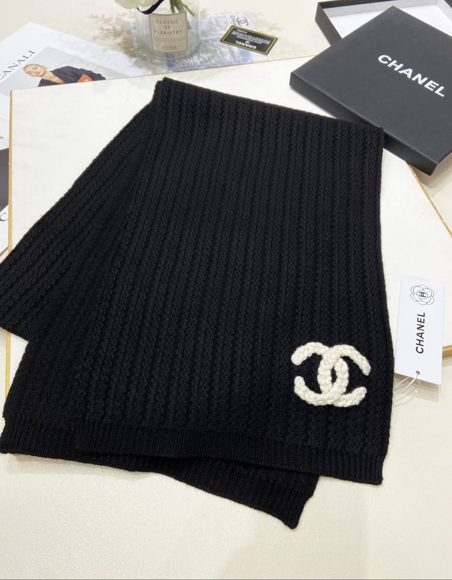 Fashionable diamond jacquard knitted 100% cashmere scarf mysite