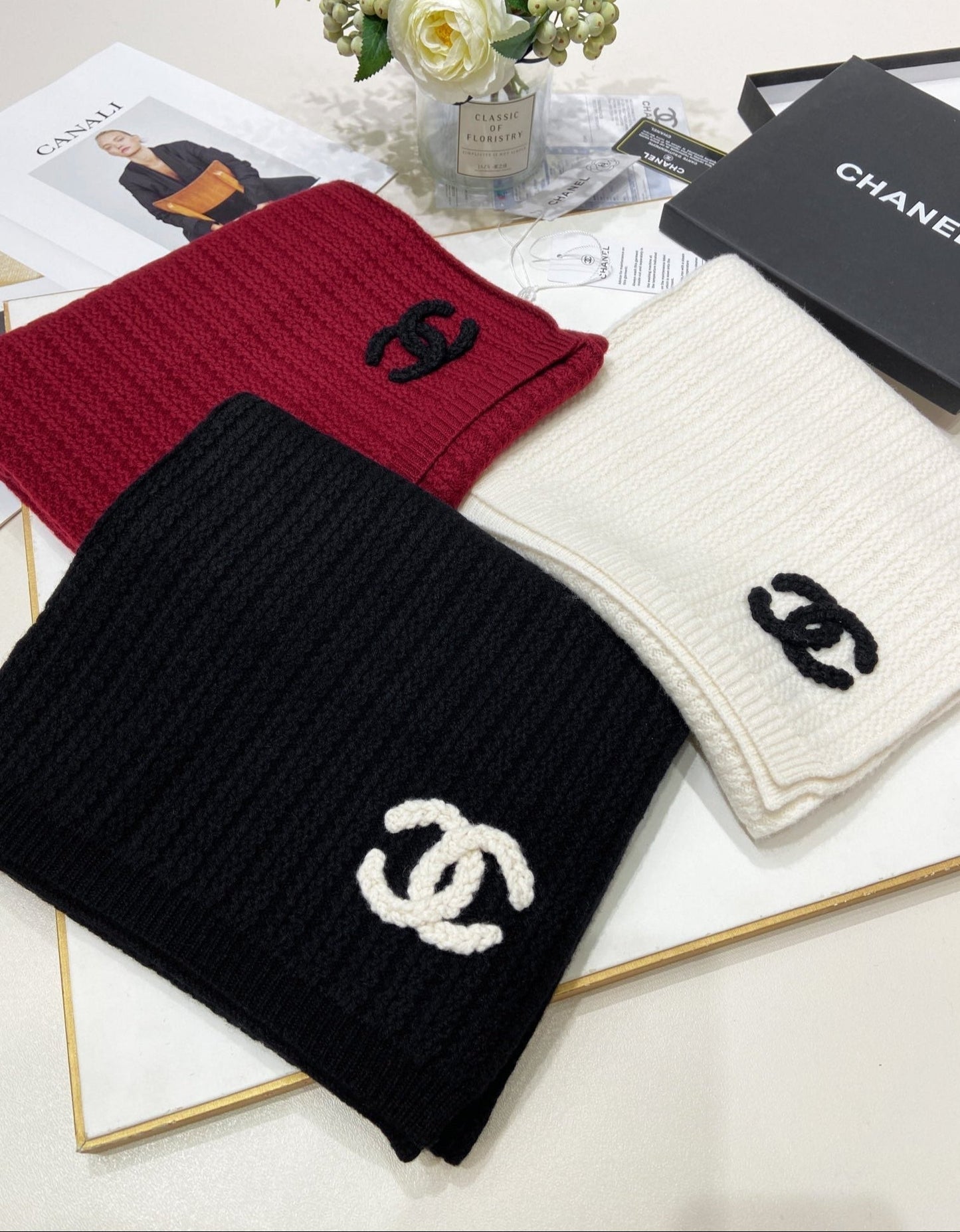 Fashionable diamond jacquard knitted 100% cashmere scarf mysite