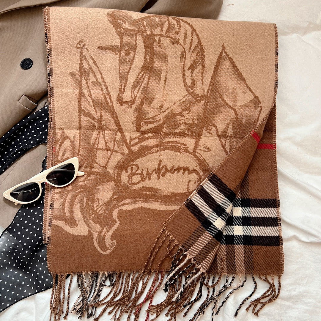 Vintage horse pattern scarf mysite