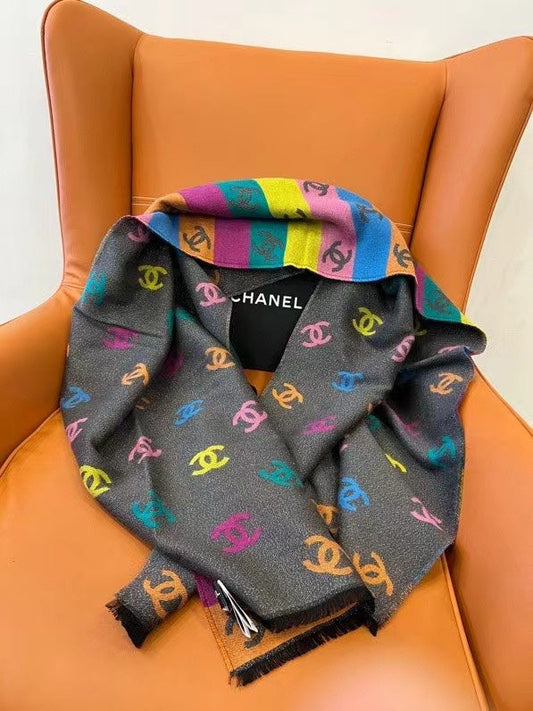 Fashionable rainbow scarf mysite
