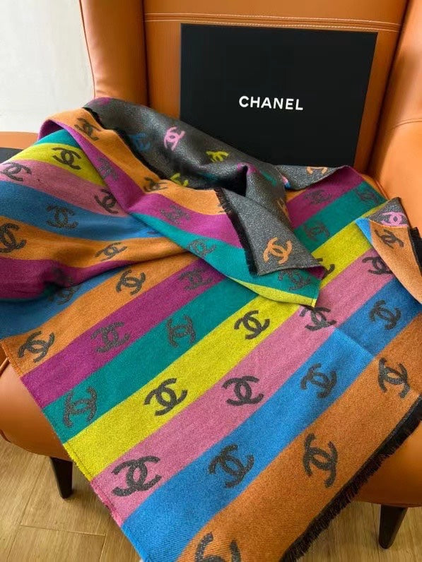 Fashionable rainbow scarf mysite