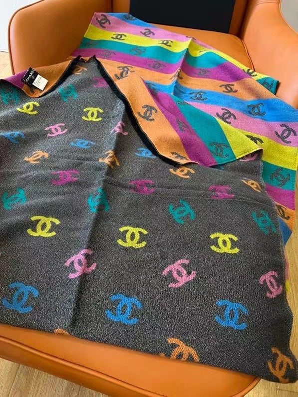 Fashionable rainbow scarf mysite