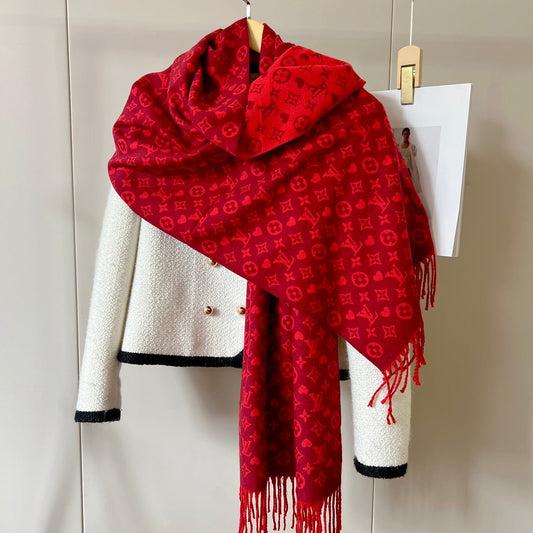Fashionable tassel cashmere shawl scarf mysite