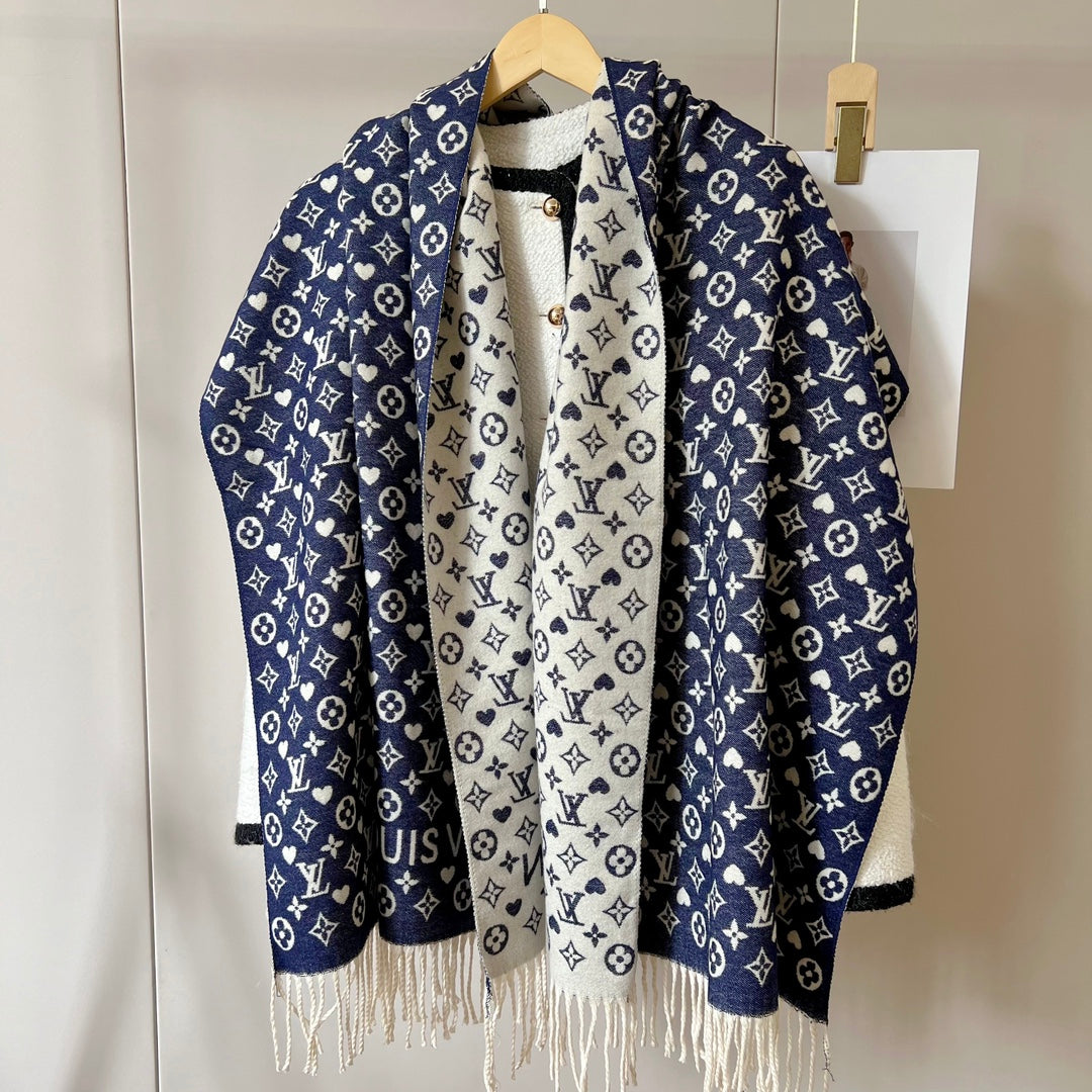 Fashionable tassel cashmere shawl scarf mysite