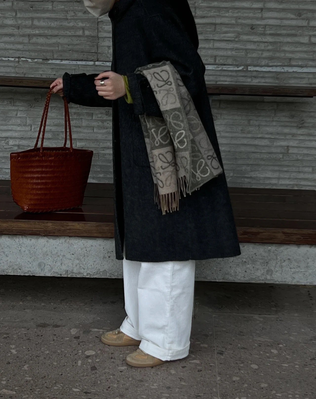 Checkerboard 100% cashmere scarf mysite