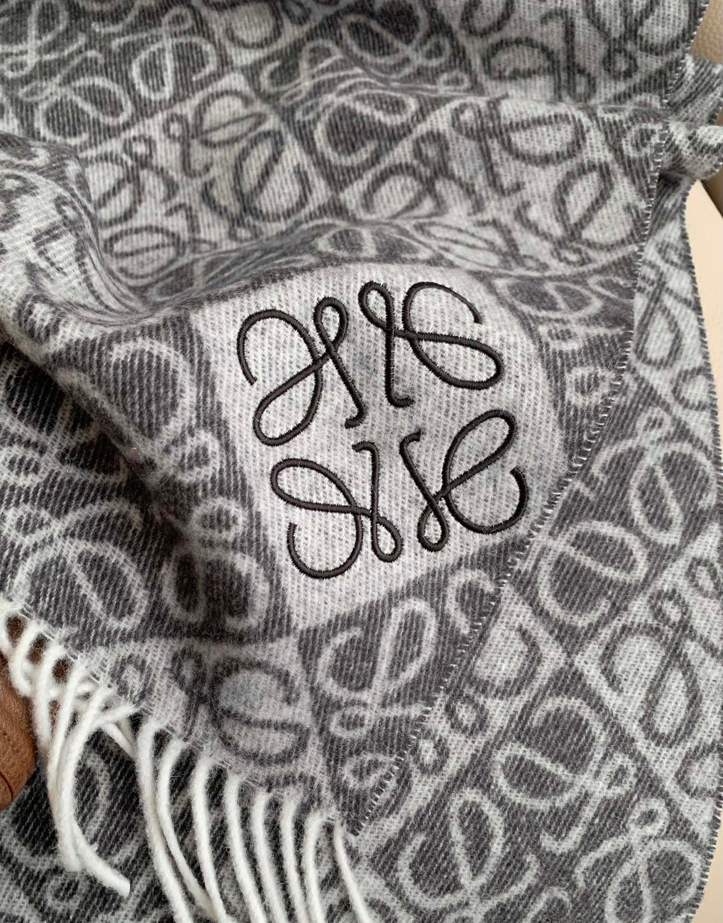 Printed tassel scarf mysite