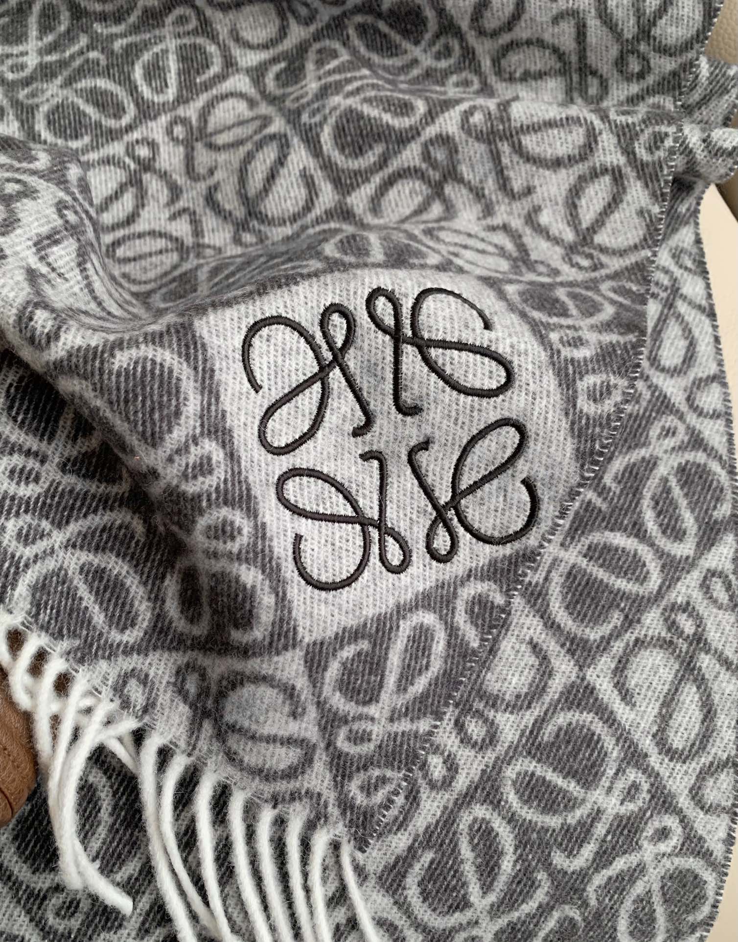 Printed tassel scarf mysite