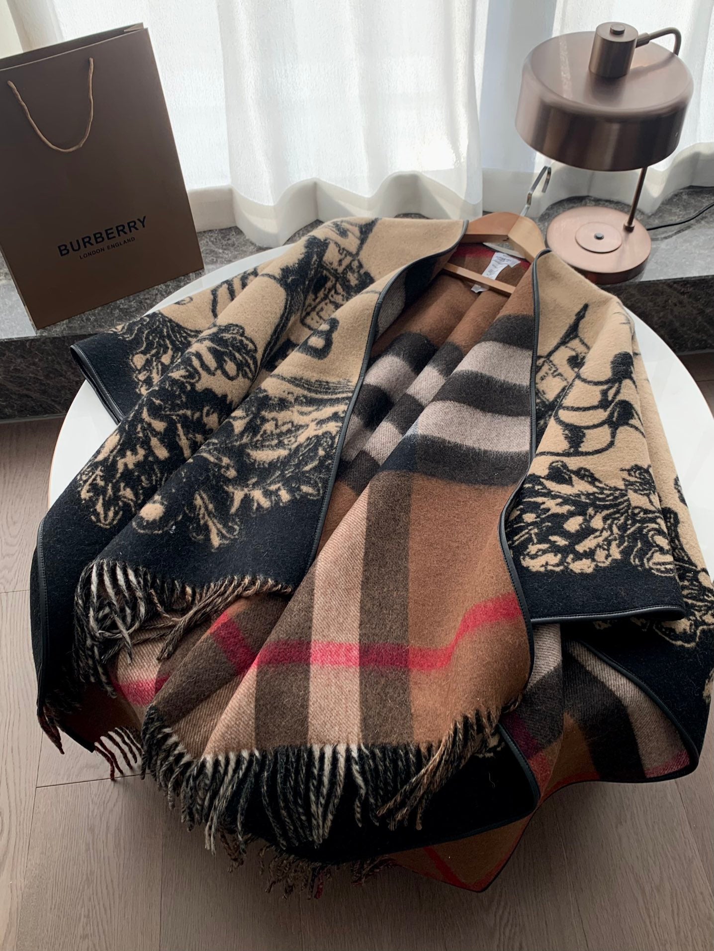 Double-sided Jacquard Cape mysite