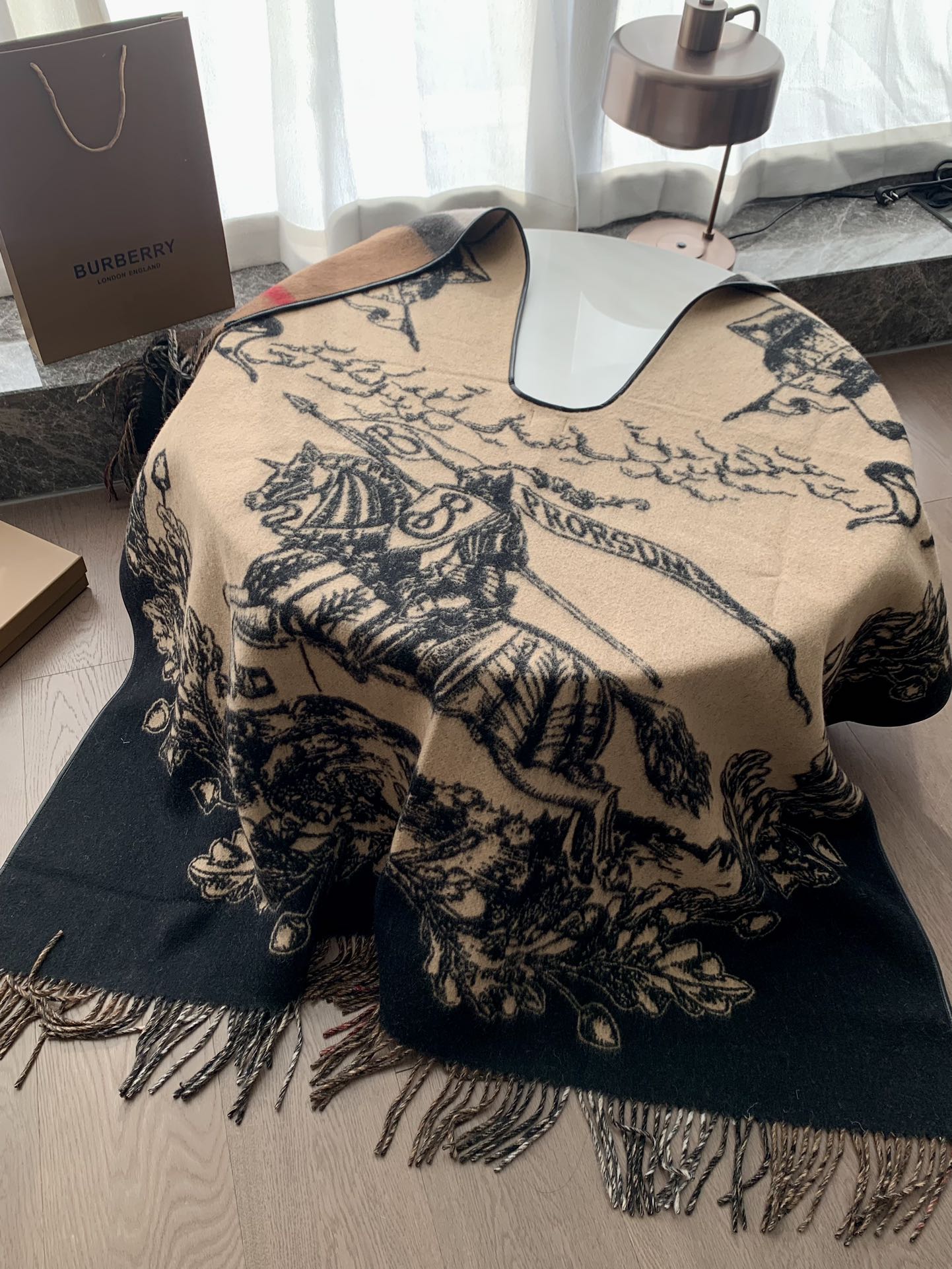 Double-sided Jacquard Cape mysite
