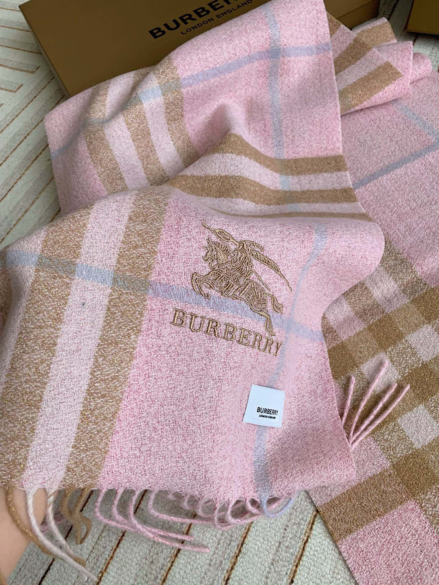 Classic Check 100% Cashmere Scarf mysite