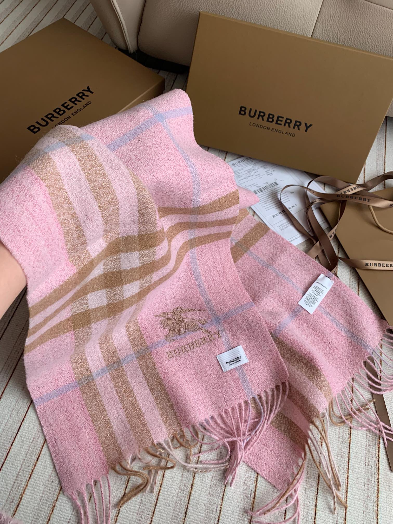 Classic Check 100% Cashmere Scarf mysite