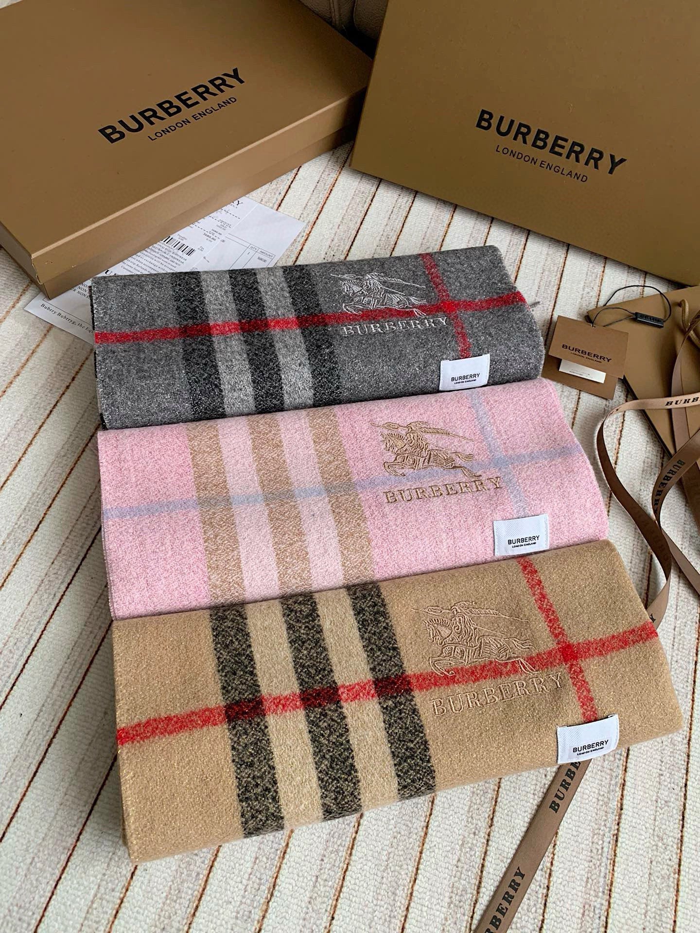 Classic Check 100% Cashmere Scarf mysite