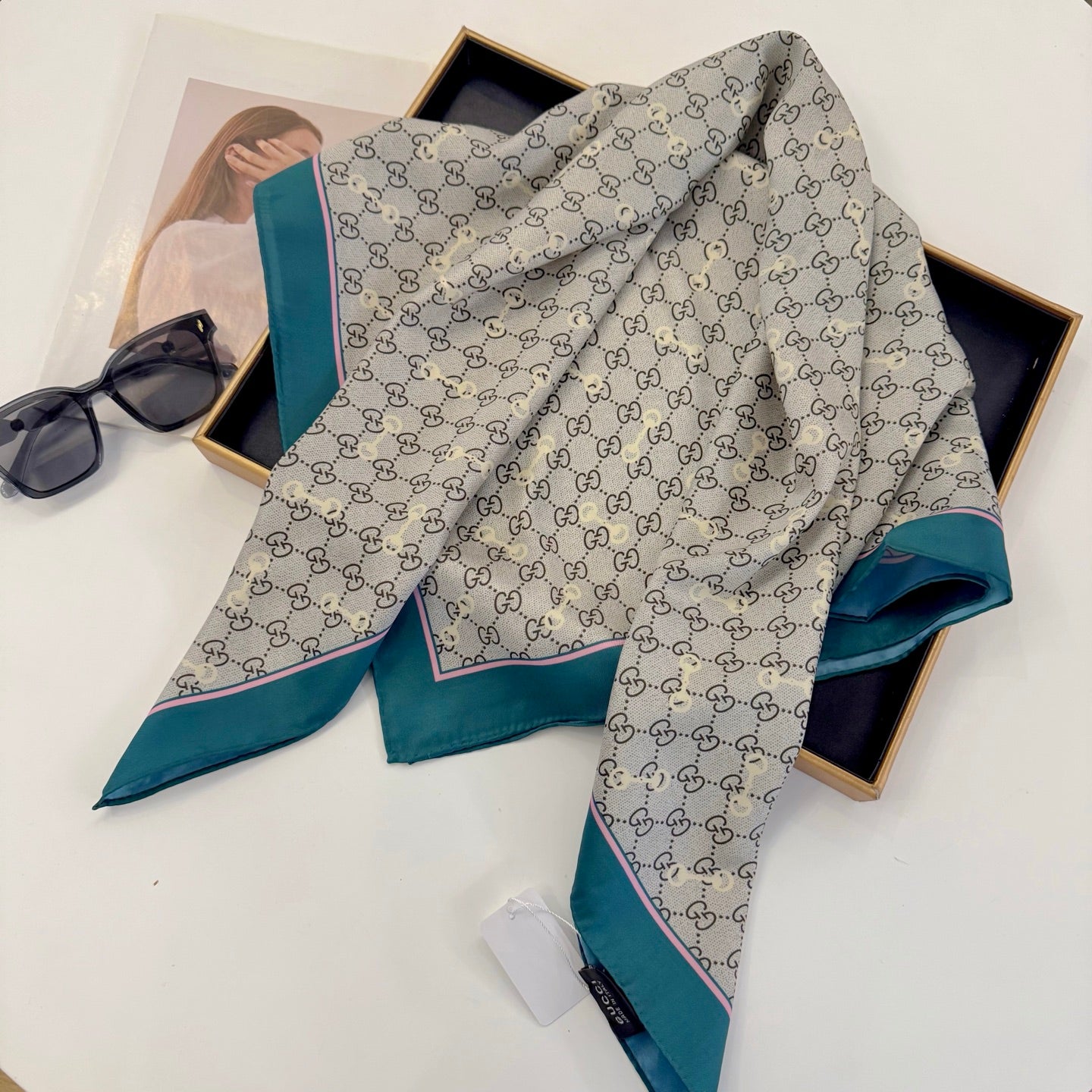 Classic silk printed shawl mysite