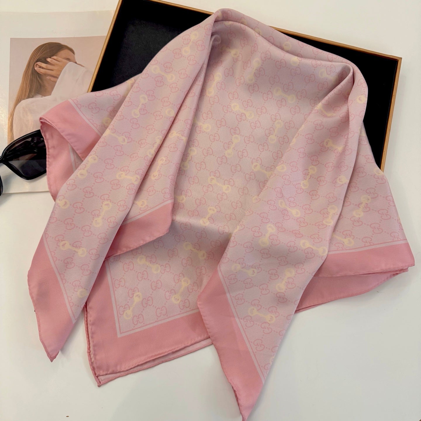 Classic Silk Printed Pink Shawl mysite