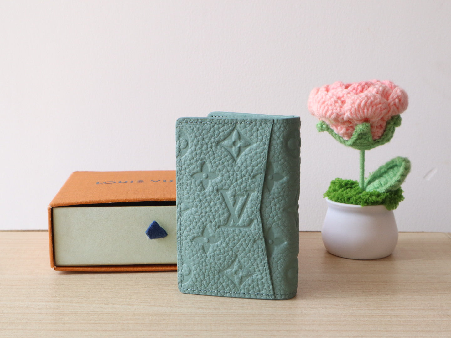 LV Pocket Organizer Monogram Grained Taurillon Cowhide mysite