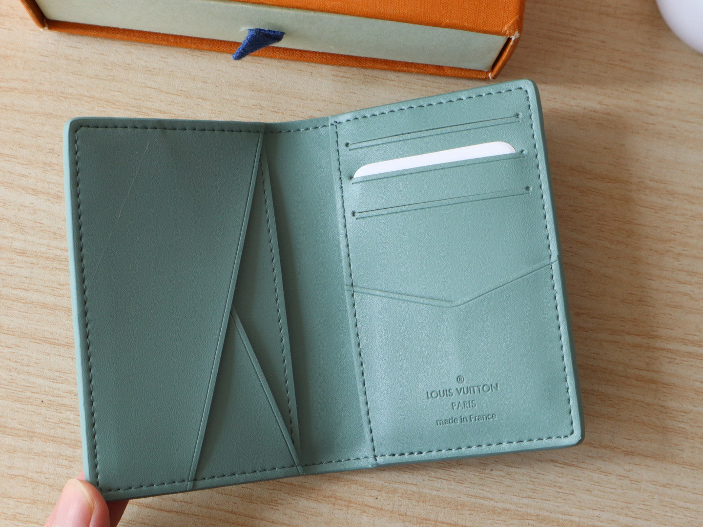 LV Pocket Organizer Monogram Grained Taurillon Cowhide mysite