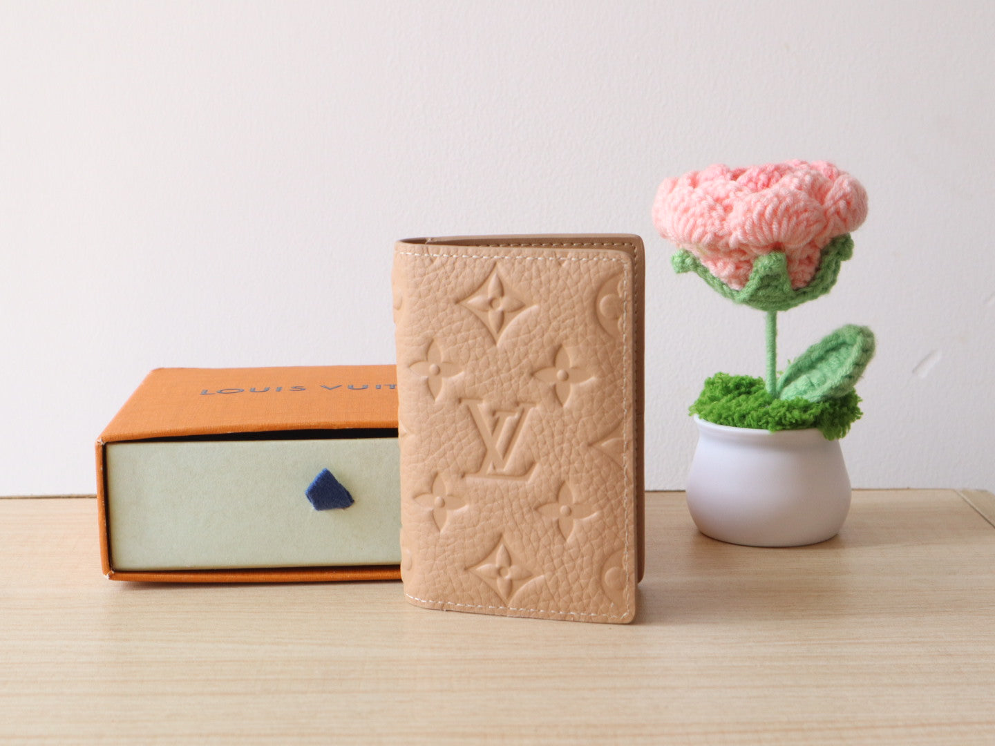 LV Pocket Organizer Monogram Grained Taurillon Cowhide mysite