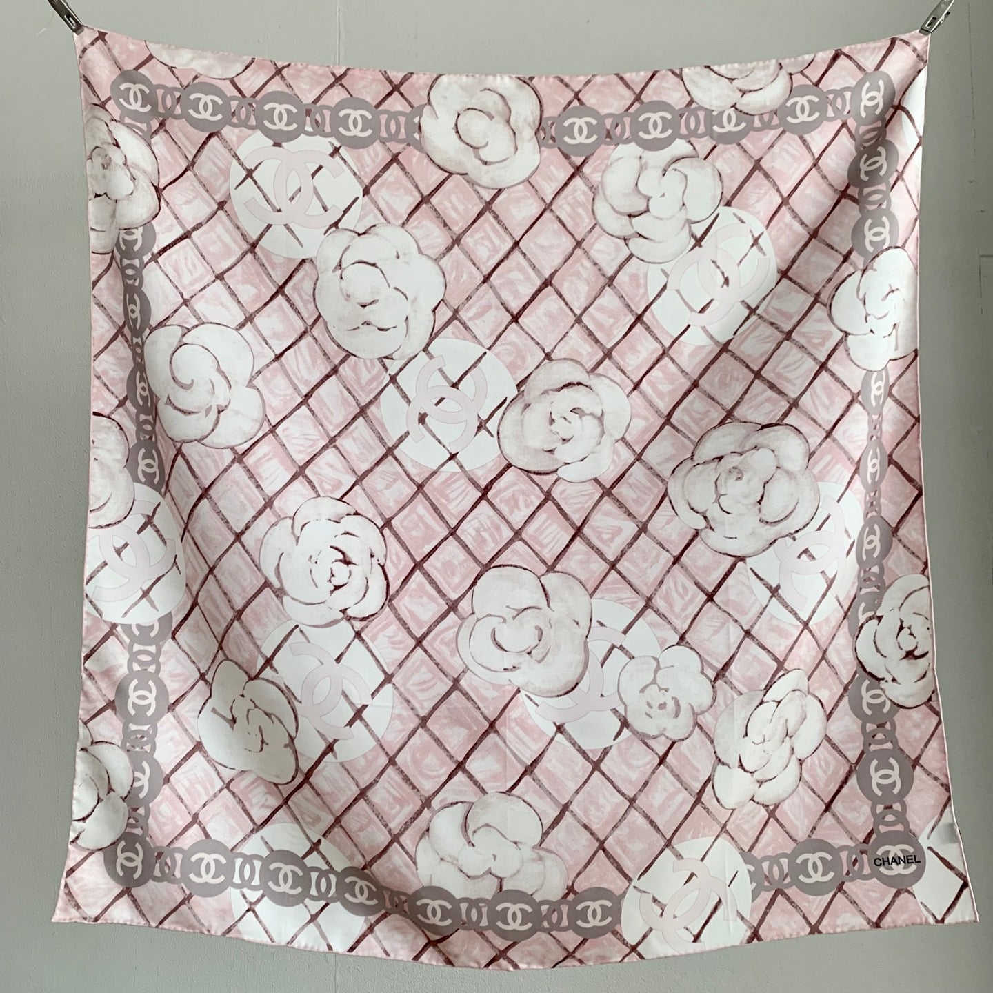 Camellia silk square scarf mysite