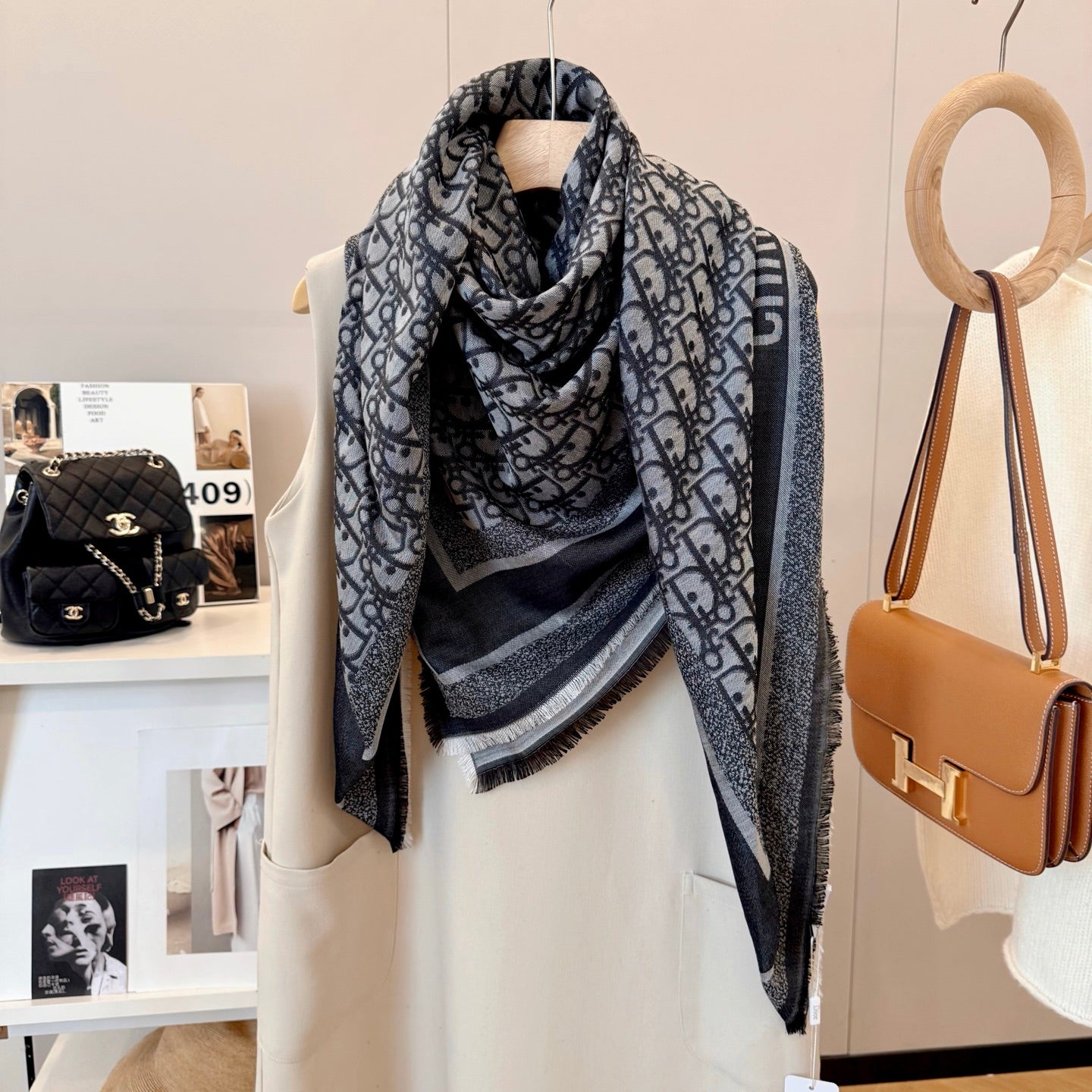 Fashion cashmere scarf square shawl mysite