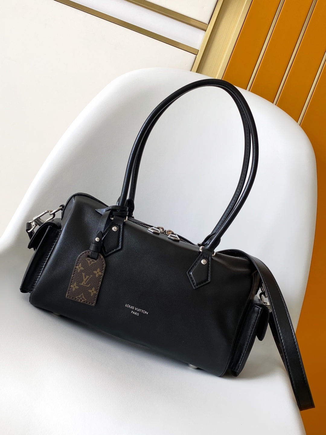 LV Speedy Cargo Vibe 28cm Black Sheepskin & Cowhide HW mysite