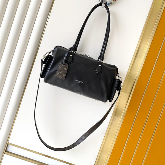 LV Speedy Cargo Vibe 28cm Black Sheepskin & Cowhide HW mysite