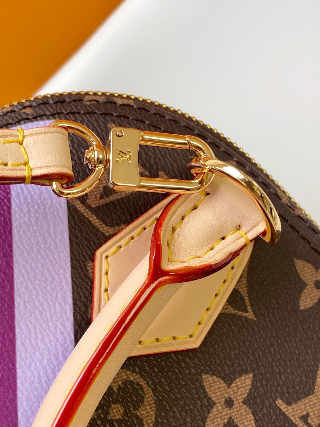 LV Alma BB Handbag 25cm Brown Beige Monogram Canvas & Cowhide GHW mysite