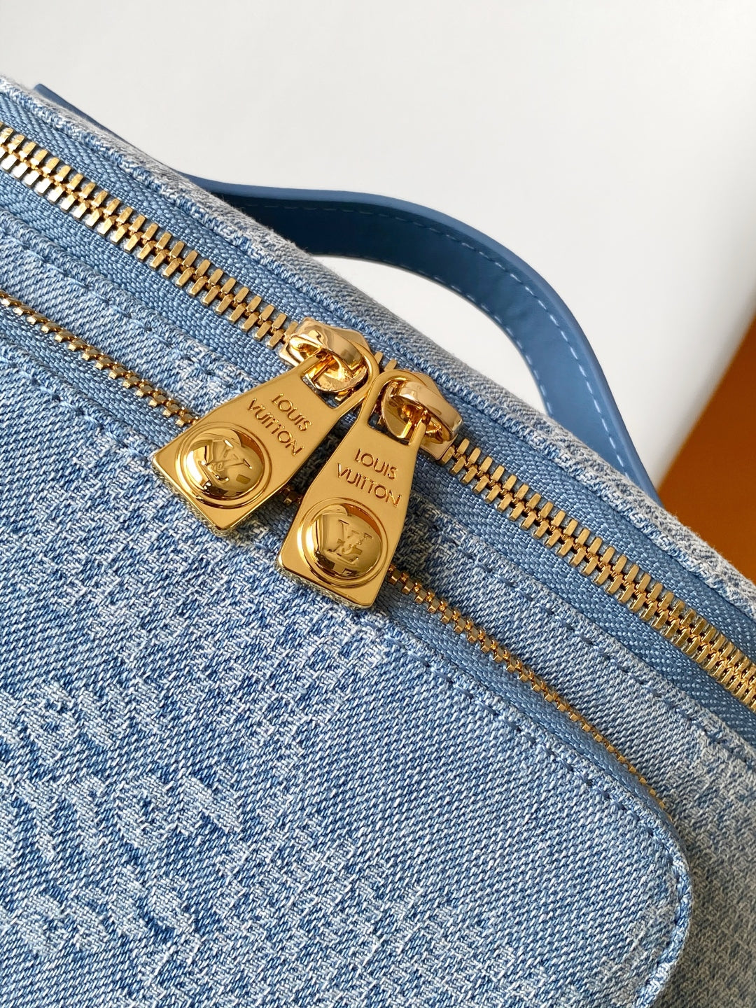 LV  Rush Bumbag Denim Blue Cotton 3D Effect Damier Denim Pattern mysite