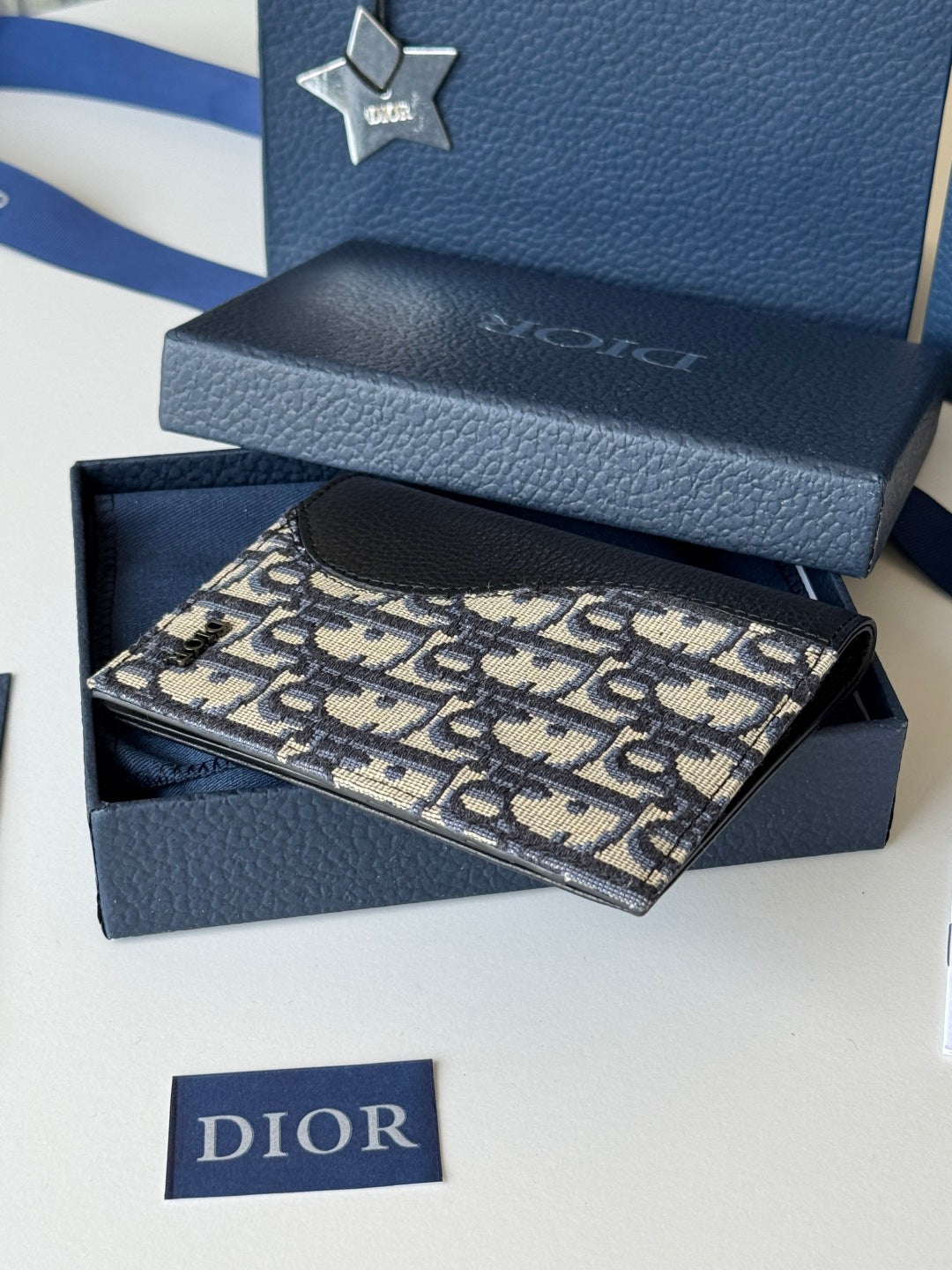 CD Saddle Passport Beige Black Jacquard Cowhide mysite