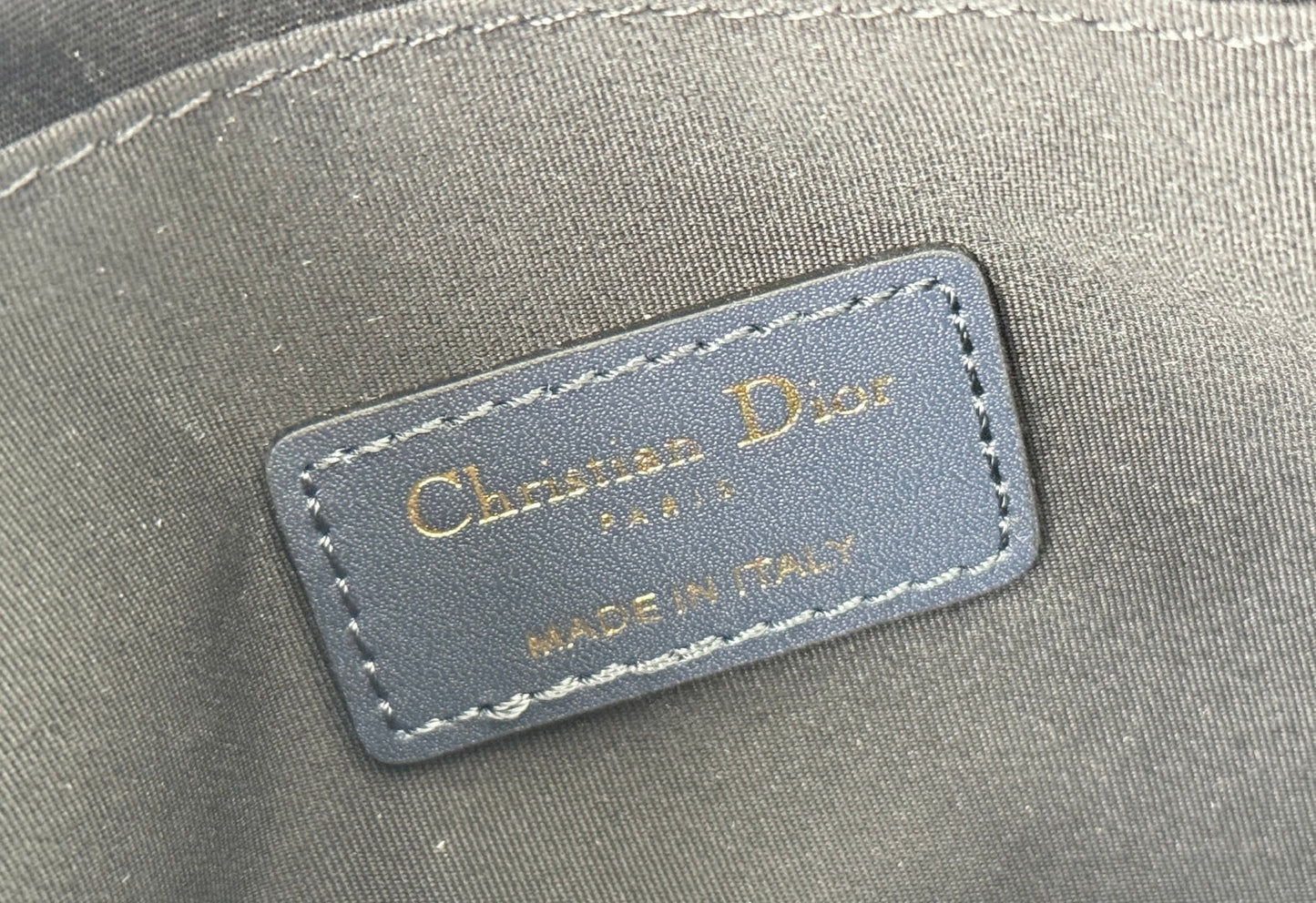 CD Oblique Beauty Case 24cm Blue Jacquard mysite