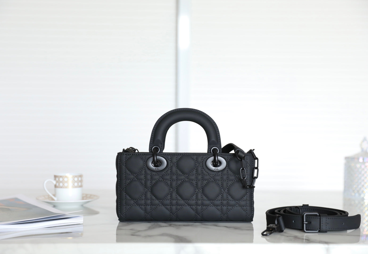 CD Lady D-Joy Black Patent Leather with Black Hardware mysite