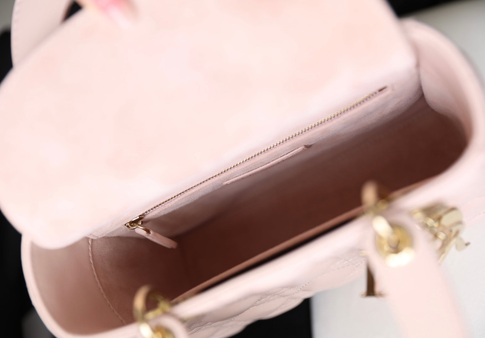 CD Lady Dior 20 Bag Pink Lambskin mysite