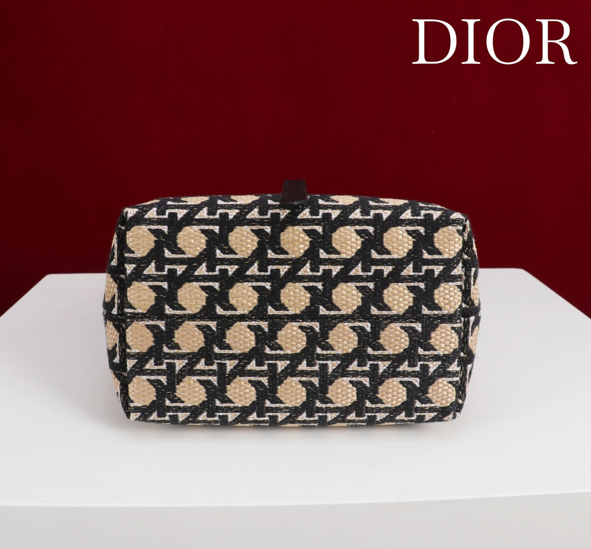 CD Toujours Vertical Small Bag 19Diamond Black Beige Leather mysite