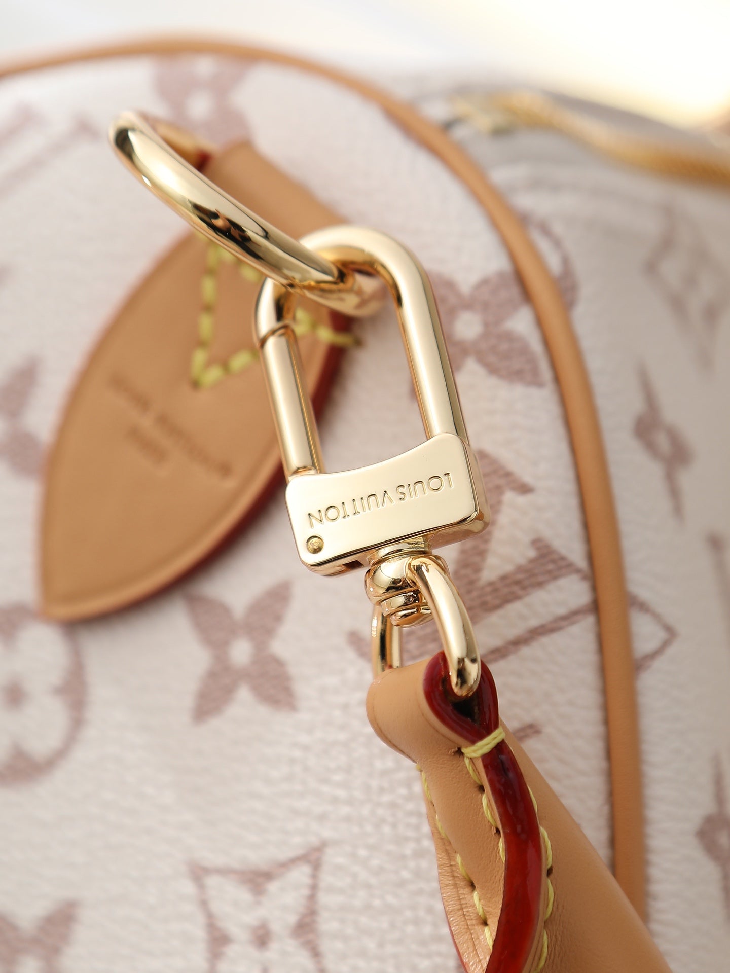 LV Speedy Soft 30 Lucky Bag 30cm Monogram Dune/Pink Canvas & Cowhide mysite