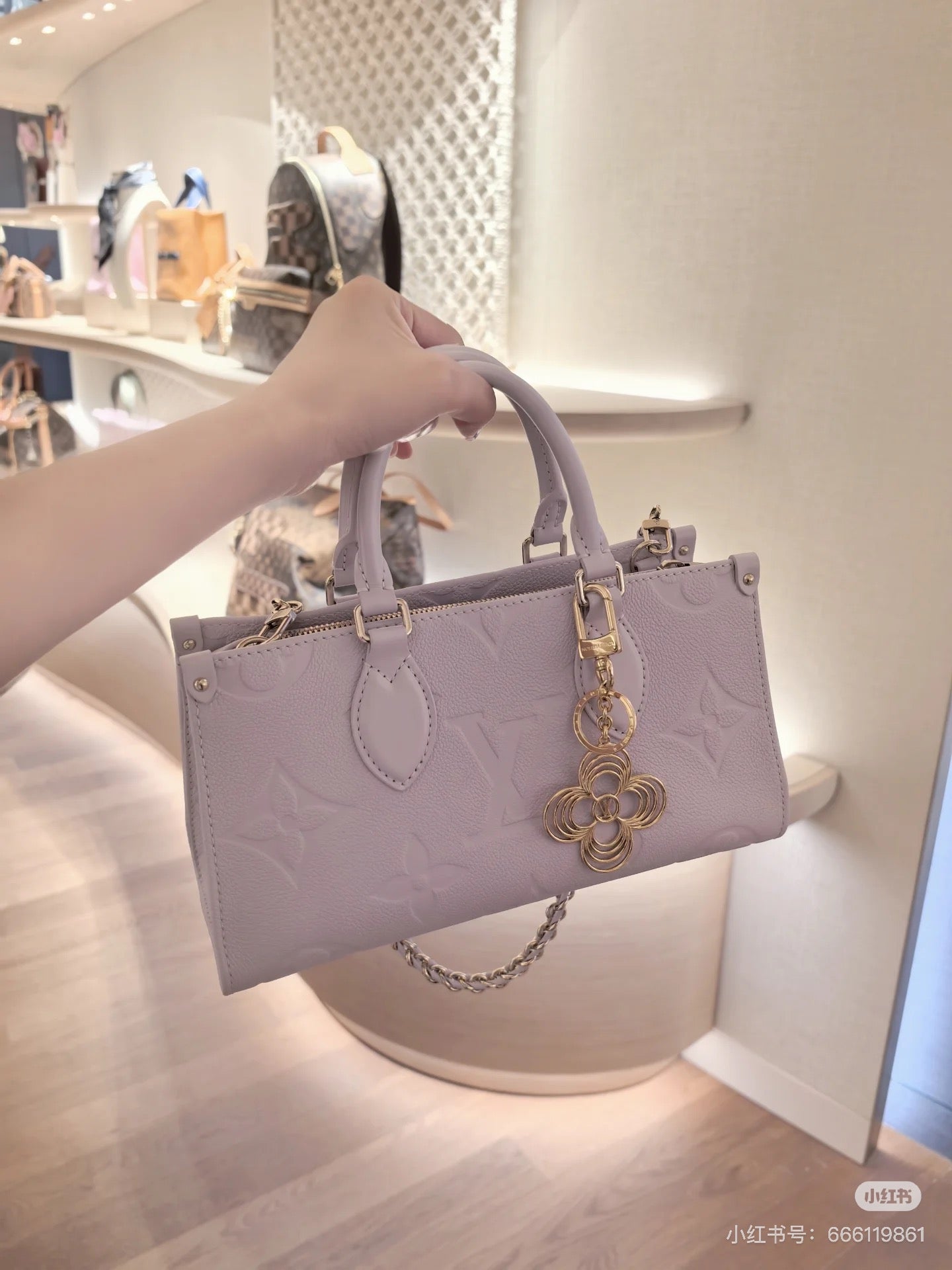 LV OnTheGo East West 25cm Pink Embossed Cowhide GHW mysite