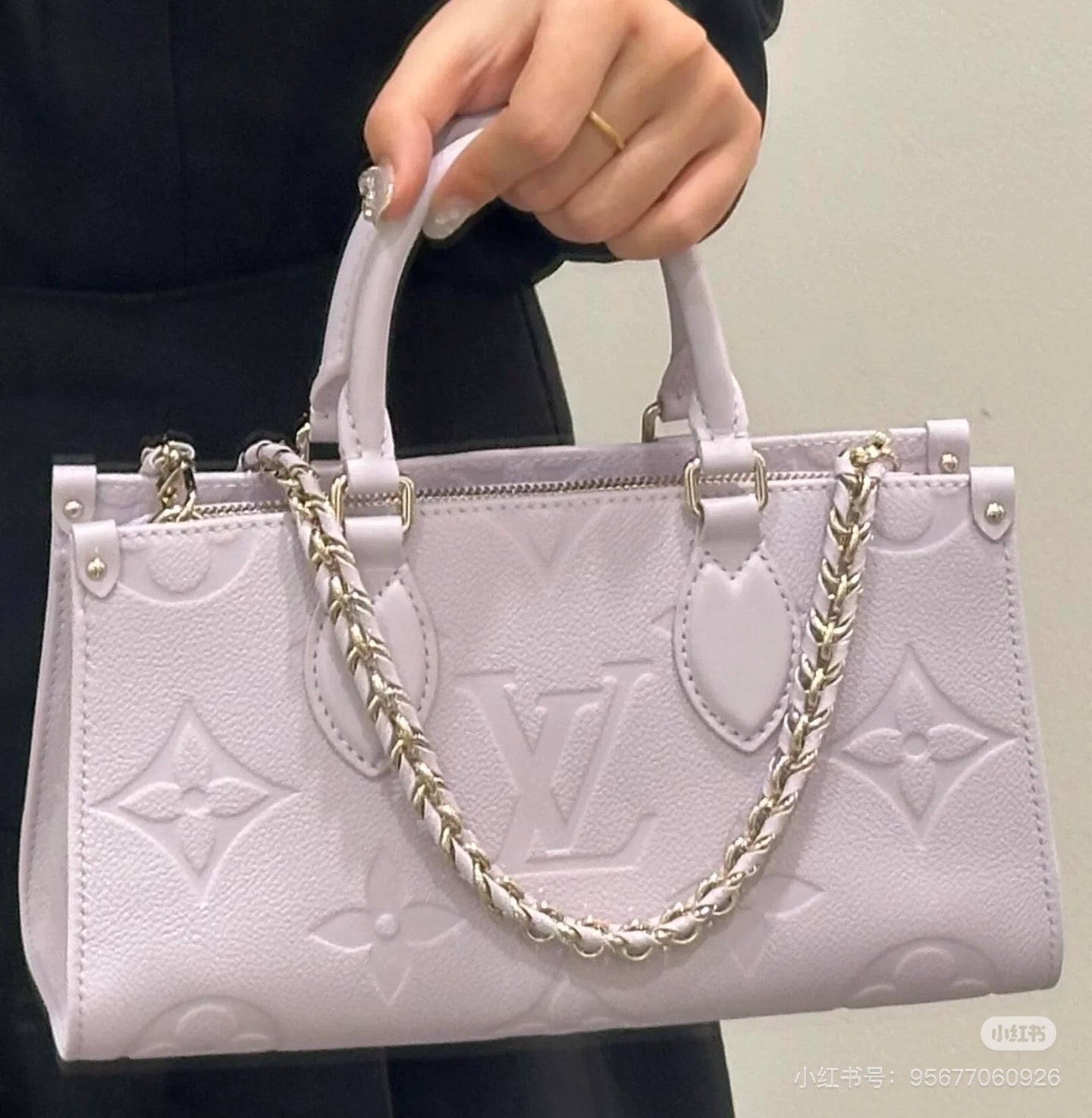 LV OnTheGo East West 25cm Pink Embossed Cowhide GHW mysite