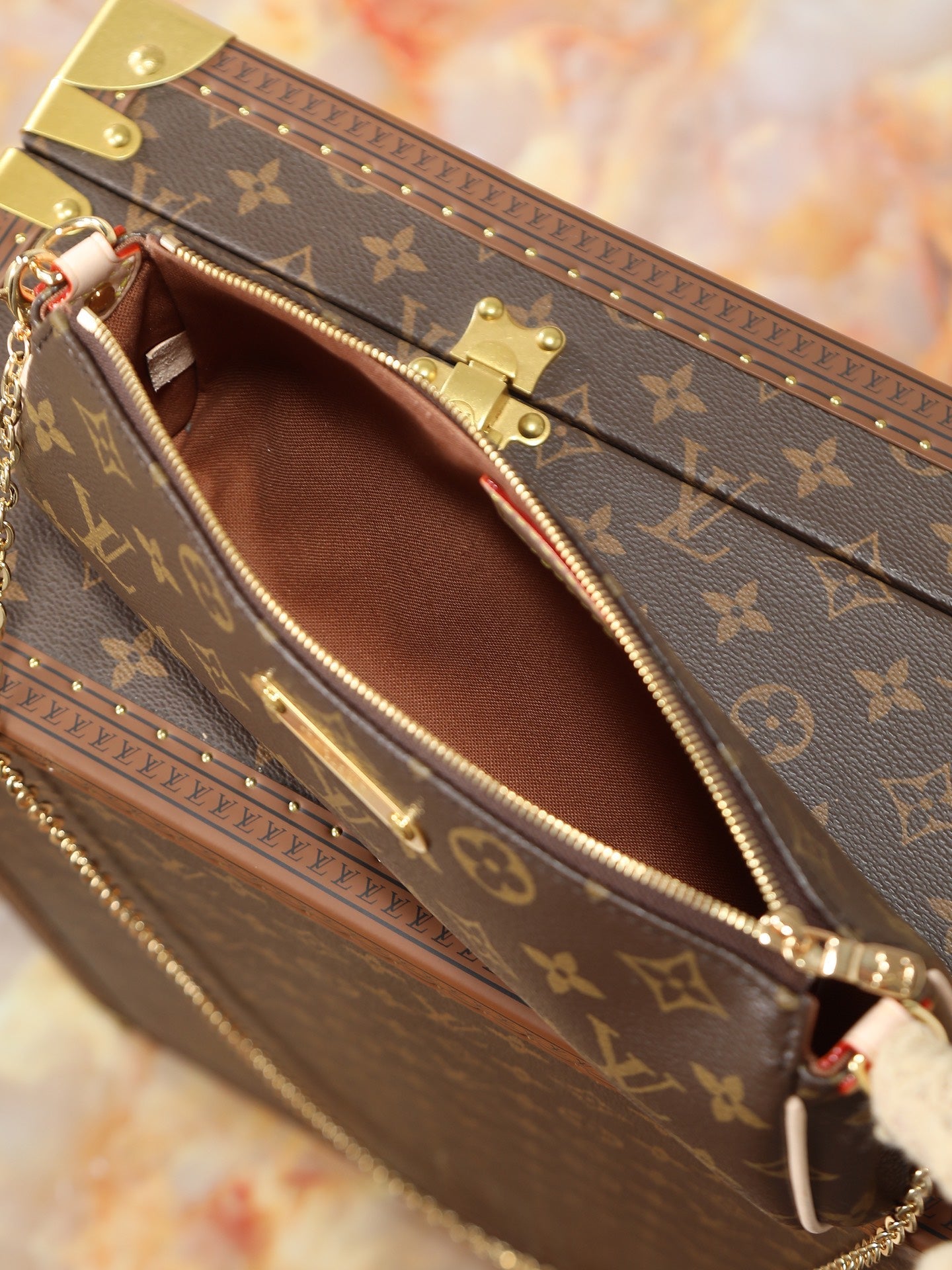 LV Pochette Eva Bag 27cm Monogram Canvas & Cowhide GHW mysite