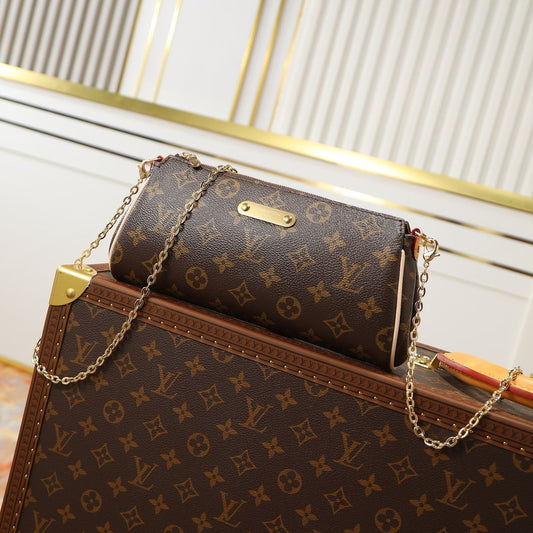 LV Pochette Eva Bag 27cm Monogram Canvas & Cowhide GHW mysite