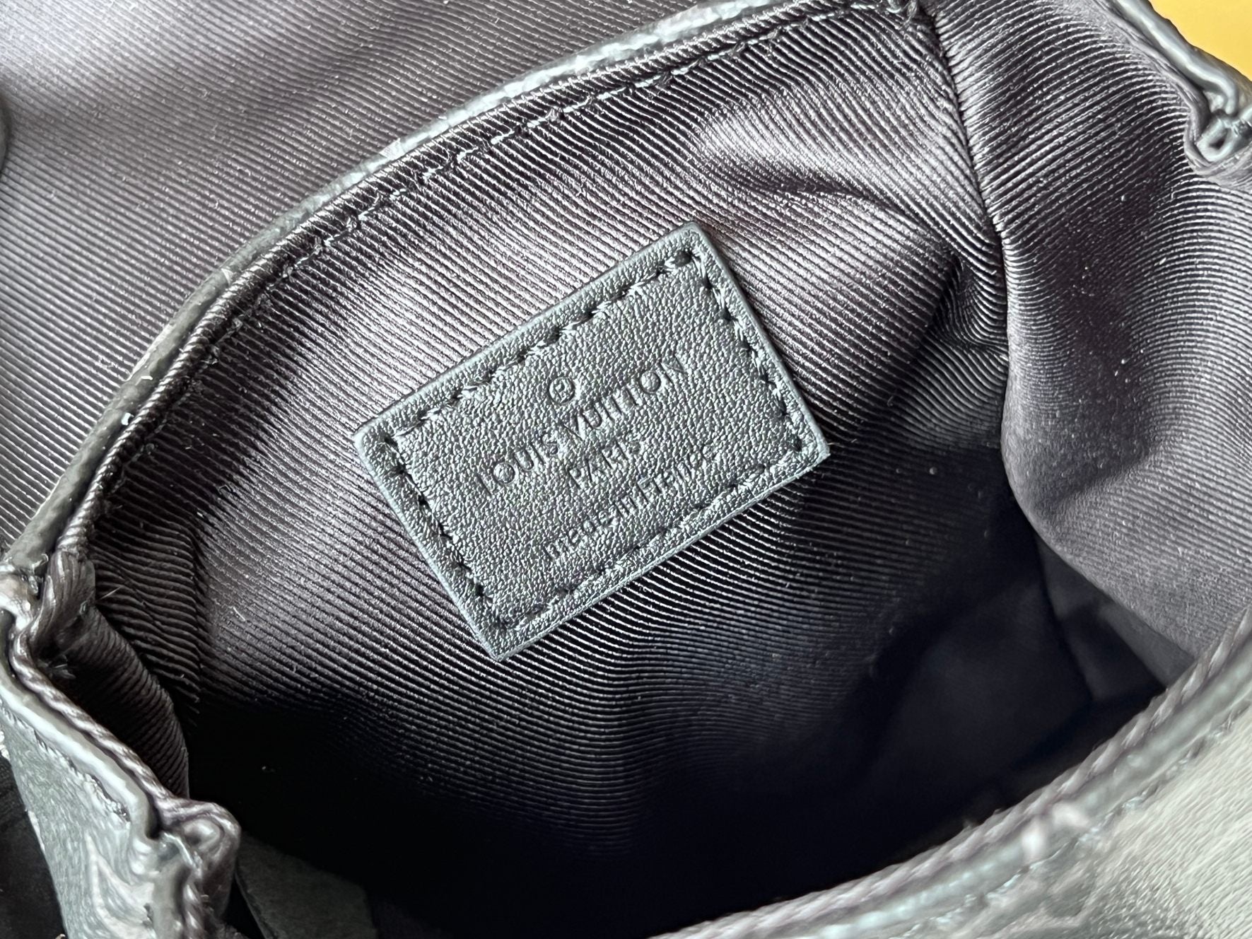 LV 24 Nano Christopher Handbag Black Monogram Eclipse Canvas mysite