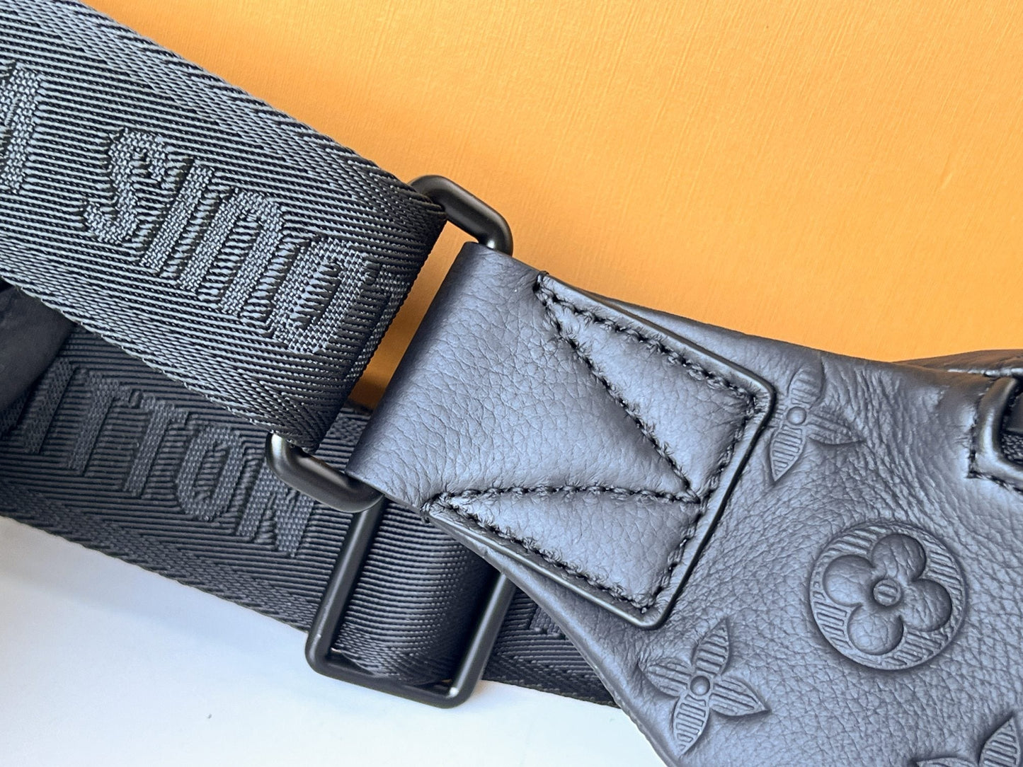 LV Rush Bumbag Black Monogram Shadow calfskin mysite