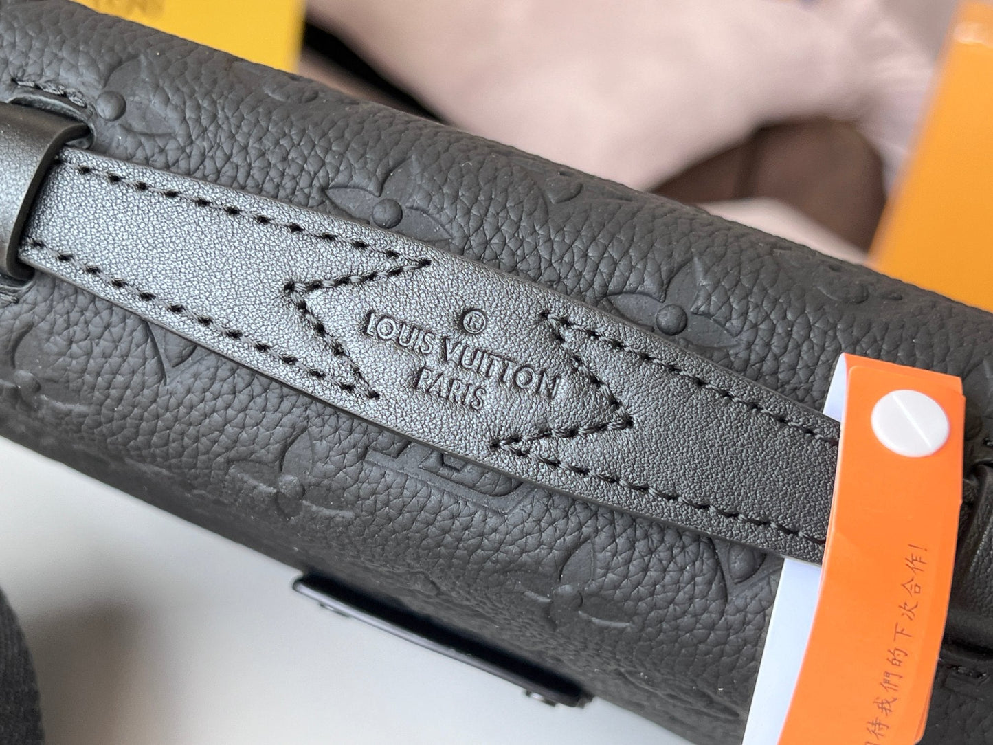 LV S-Lock Briefcase 39cm Black Taurillon Monogram leather mysite