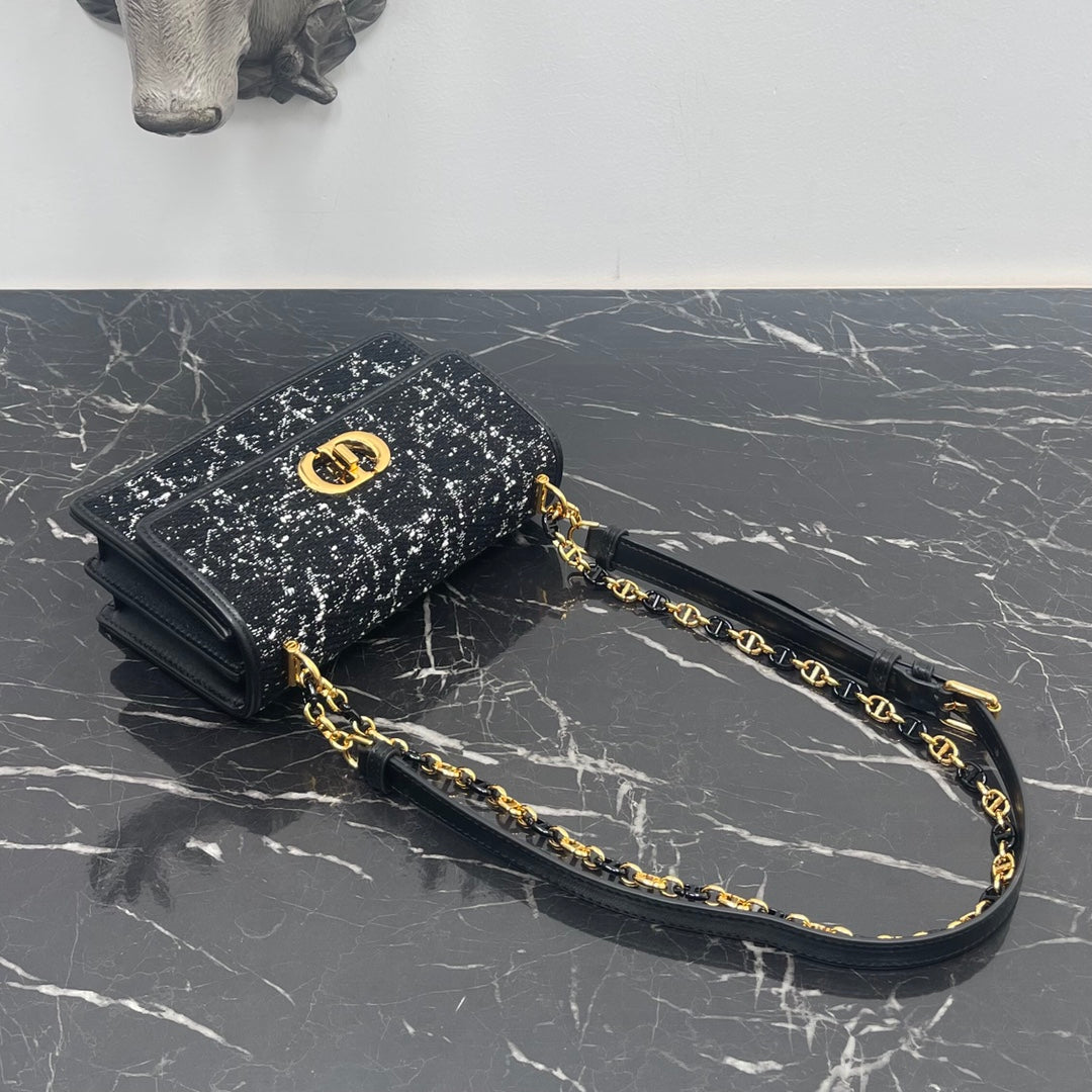 miss caro mini 18 black cannage tweed mysite