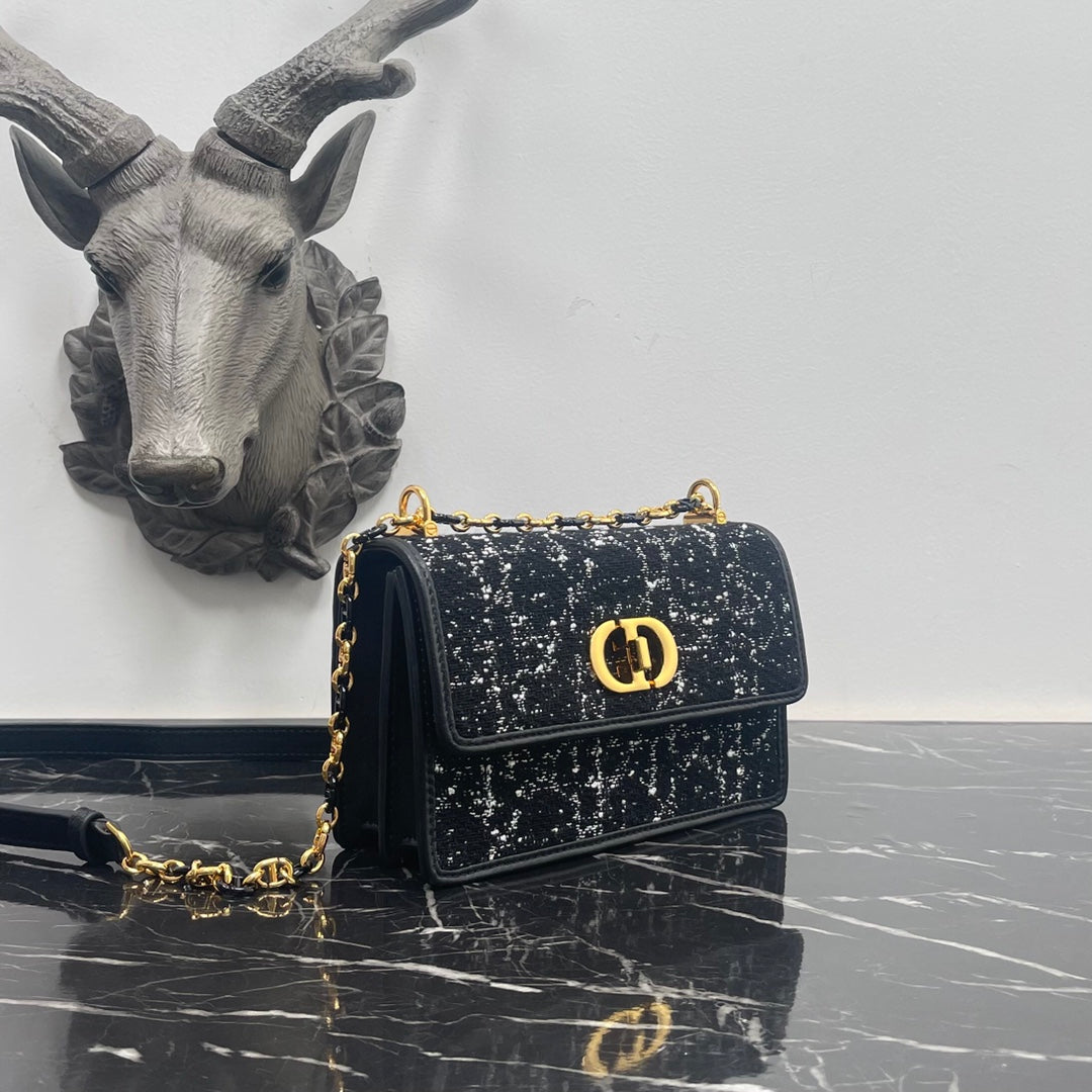 miss caro mini 18 black cannage tweed mysite