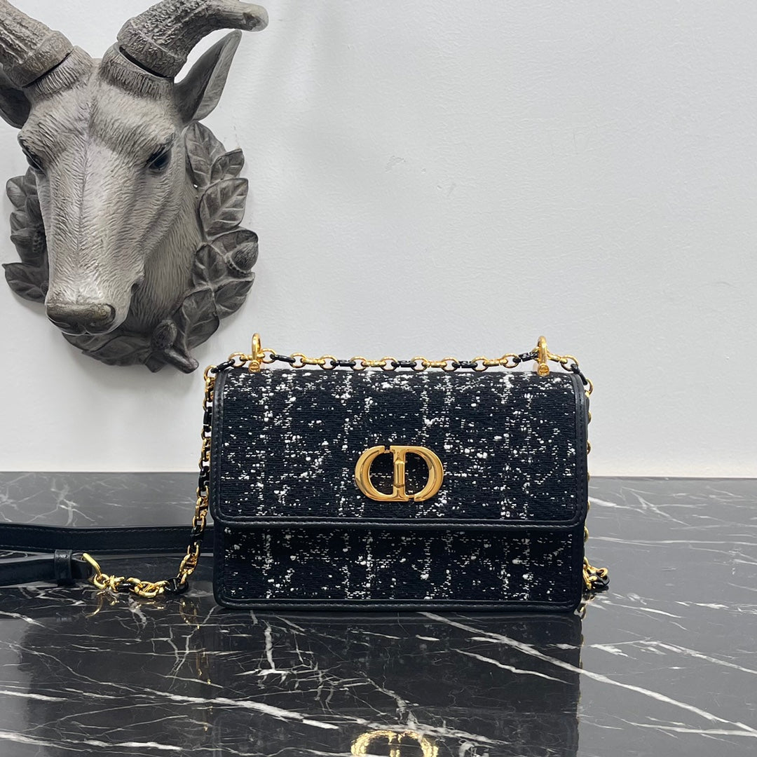 miss caro mini 18 black cannage tweed mysite