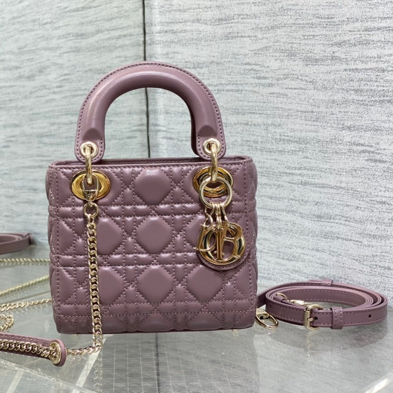 mini lady 17 blue lilac lambskin mysite