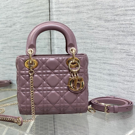 mini lady 17 blue lilac lambskin mysite