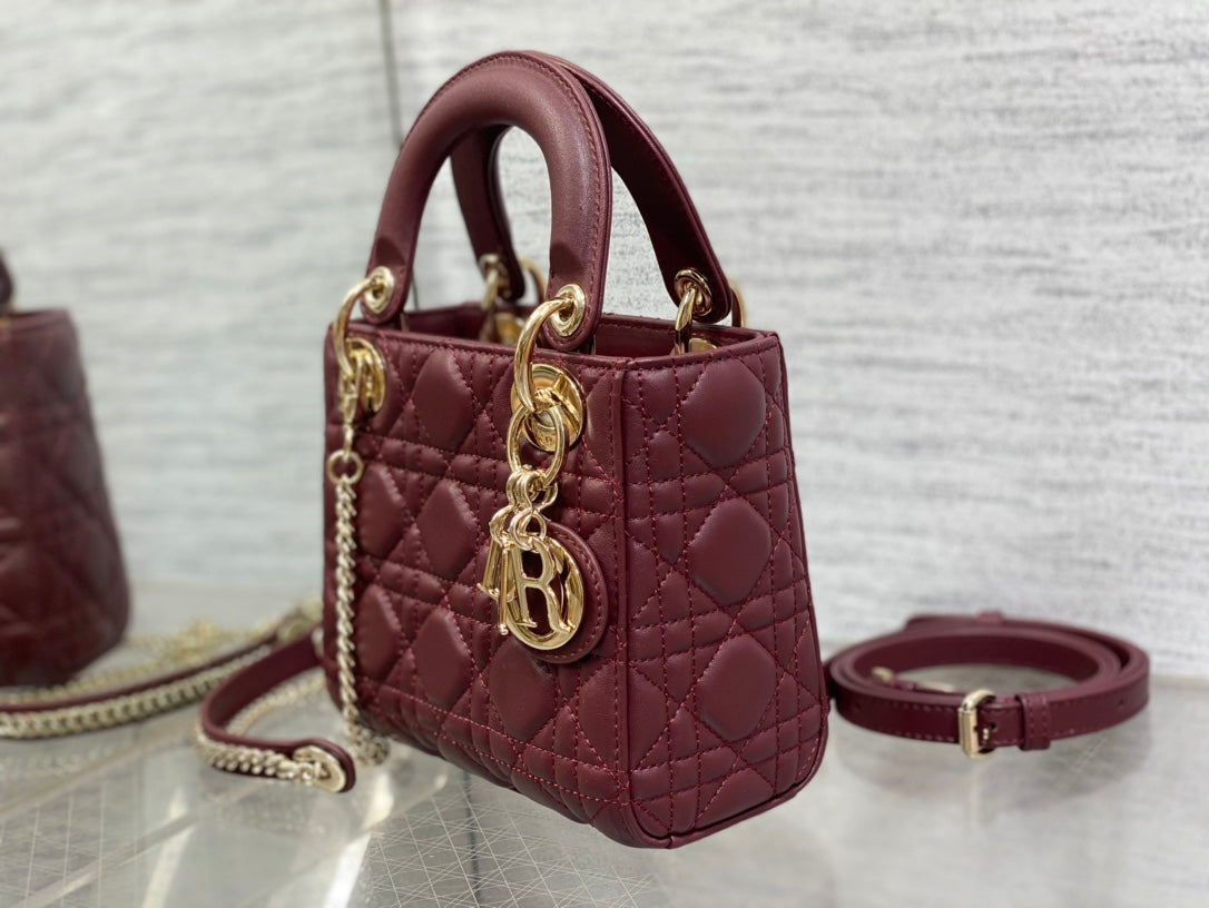 mini lady 17 wine lambskin mysite