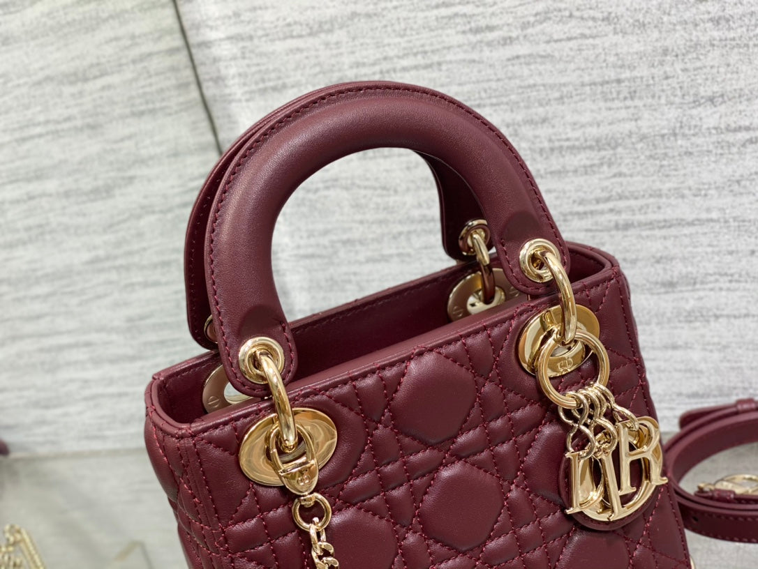 mini lady 17 wine lambskin mysite