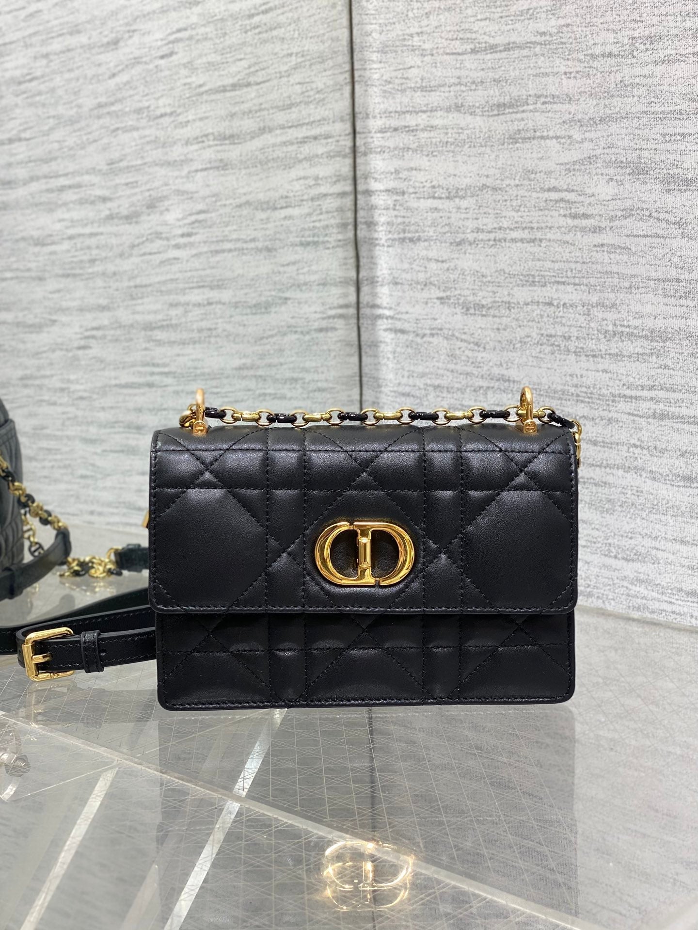 CD Miss Caro 17 Bag Black Calfskin 226490 mysite