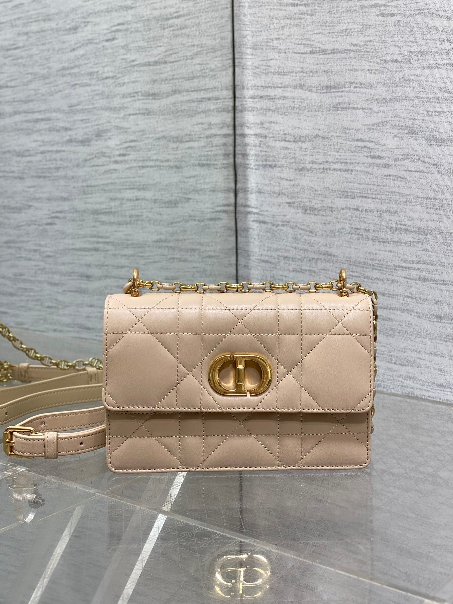 CD Miss Caro 17 Bag Desert Taupe Calfskin 226498 mysite